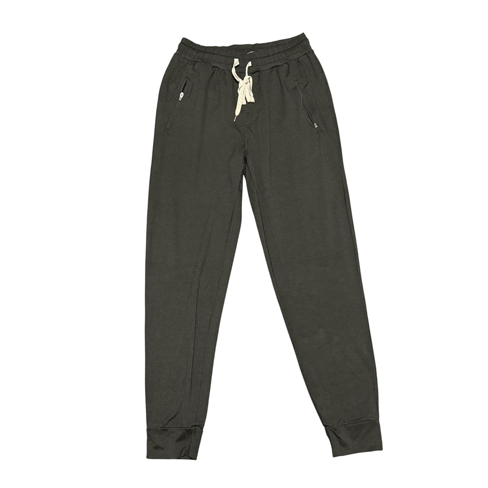 Vuori Sunday Performance Joggers Mens Medium Black Tapered Sweatpants V111 - Picture 2 of 6